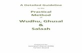 of Wudhu, Ghusal Salaah - talimiboardkzn.orgtalimiboardkzn.org/wp-content/...a...method_of_wudhu_ghusal_salaah.pdf · wudhu, Salaah, etc., the purpose of the theory is to enable one