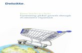 From bricks to clicks Generating global growth through ... · entering global markets through eCommerce. In today’s competitive global marketplace, eCommerce provides a lower risk,