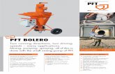 NEW PFT BOLERO - gipsmachines · The handy PFT BOLERO is a combination of mixing, pumping and spraying machine. If material, ... Knauf Gips / Marmorit Plaster and Facade Systems Knauf