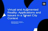 Virtual and Augmented Reality: Applications and Issues in ... VIRTUAL AND AUGMENTED REALITY: APPLICATIONS