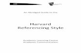 Harvard Referencing Style - phil.uni- .The Abridged Guide to the Harvard Referencing Style (author-date)