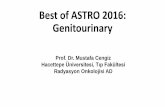 Best of ASTRO 2016: Genitourinary - trod.org.tr · Best of ASTRO 2016: Genitourinary Prof. Dr. Mustafa Cengiz Hacettepe Üniversitesi, Tıp ... Comparing 2 Fx Schedules in Pts with