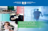 Innovation in Primary Care · 4 Innovation in Primary Care –Caring for Unattached and Marginalized PatientsMARCH 2018 Maternal and Perinatal Health Care in Quebec La Maison Bleue:
