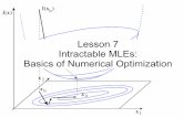 Lesson 7 Intractable MLEs: Basics of Numerical Optimizationpeople.bu.edu/dietze/Bayes2018/Lesson07_Optim.pdf · 2018-05-02 · lkMM