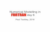 Numerical Modelling in Fortran: day 6 - ETH Zjupiter.ethz.ch/~pjt/fortran/class6.pdf · Fortran: day 6 Paul Tackley, 2018. Today‘s Goals 1.Learn about iterativesolvers for boundary