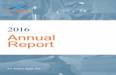 2016 Annual Report - eratexco.com · Profil Dewan Komisaris Board of Commissioners’ Profile. 37. 40. 41. 43. 46. ... Perseroan bergerak dalam bidang industri tekstil terpadu meliputi