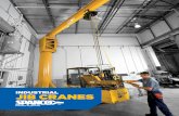 INDUSTRIAL JIB CRANES - southwesternpts.com jib_cranes_brochure... · Freestanding Jib Crane with a 50-foot span trussed boom. The crane is mounted to the existing structure of a