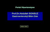 Prof.Dr.Abdullah SONSUZ Gastroenteroloji Bilim Dalı194.27.141.99/dosya-depo/ders-notlari/abdullah-sonsuz/Portal... · Hepatik Ensefalopati Splenomegali-Hipersplenizm İnfeksiyonlara