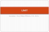 LIMIT - E-Learning | Universitas AMIKOM Yogyakartaelearning.amikom.ac.id/index.php/download/materi/190000005-ST124-3... · Untuk mentukan nilai fungsi yang memiliki nilai tak ...