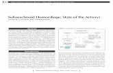 Subarachnoid Hemorrhage: State of the Art(ery) - aapsus.org · Subarachnoid Hemorrhage: State of the Art(ery) ... Expeditious neuroimaging and lumbar puncture are ... hemiparesis,