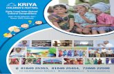 Kriya DLCF 2017 - Brochure (English)kriyaonline.org/resources/kriya-slcf-2017-brochure-english.pdf · Thimmapuram, Kakinada-5 81849 25353, 81849 25454, 72888 22599 kriyaonline@gmail.com