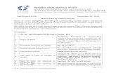 IIMI/Project/2016/ December 30, 2016 Notice Inviting ... · IIMI/Project/2016/ December 30, 2016 Notice Inviting Limited Tender Name of work ... Schedule of item & quantity ... applicable