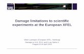 Damage limitations to scientific experiments at the ...bib-pubdb1.desy.de/record/220205/files/SPIE2015_Lyamayev.pdf · Damage limitations to scientific experiments at the European