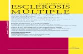 ESCLEROSIS MÚLTI LE - revistaesclerosis.es · ABSTRACT. Acute partial transverse myelitis has traditionally been linked to MS while complete transverse myelitis was associated with