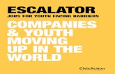 ESCALATOR - CivicAction · 3 ESCALATOR: JOBS FOR YOUTH CONTENTS CONTENTS 1. Breaking Down the Barriers / Pg. 4 2. Invest Now or Pay Later / Pg. 8 3. Meeting the Needs of Youth and
