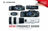 NEW PRODUCT GUIDE - Canon Globaldownloads.canon.com/nw/brochures/pdf/camera/brochures/...to H1: 25600, H2: 51200) for reduced noise at high ISOs and high performance Dual 6 Image Processors