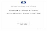 Syllabus of B.Sc.(Honours) in Chemistryjisuniversity.ac.in/pdf/B.Sc.(H) Chemistry Syllabus_JISU_CBCS.pdf · Page 3 of 56 B.Sc.(HONOURS) CHEMISTRY SYLLABUS FIRST SEMESTER SUBJECT CODE
