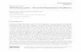 Helicobacter pylori Associated Dyspepsia in · PDF file70 Dyspepsia - Advances in Understanding and Management. ... multiple proteins in a shape-generating pathway that leads to the