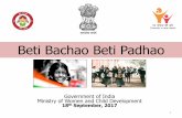 BETI BACHAO BETI PADHAO SCHEME - wcd.nic.in · PDF fileImplementation of the Pre Conception and Pre Natal Diagnostic Techniques Act (PC&PNDT Act) ... Field Publicity –Programmes