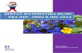 DIKTAT MATEMATIKA SD/MI PRA OSN - IMSO & IMC 2014 · DIKTAT MATEMATIKA SD/MI PRA OSN - IMSO & IMC 2014 ERICK INSTITUTE INDONESIA Page 1 PEMBINAAN OLIMPIADE MATEMATIKA PRA OSN & IMSO