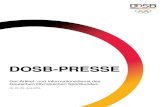 DOSB-PRESSE · In der Tat: Die „Daten zur Sportwirtschaft“, die das Bundeswirtschaftsministerium und das Bun- desinstitut für Sportwissenschaft regelmäßig und zu unterschiedlichen