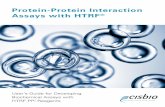 Protein-Protein Interaction Assays with HTRF · PPi reagents include anti-tag antibodies, streptavidins, and anti-immunoglobulin antibodies ... anti-GST-d2 acceptor and anti-6His