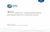 FREIGHT TRANSPORTATION BETWEEN BALTIC & BLACK · PDF fileFREIGHT TRANSPORTATION BETWEEN BALTIC & BLACK SEAS ... guaranteed time of cargo delivery . Total volume ... SINGLE TARIF TRANSPORTATION
