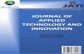 JOURNAL OF APPLIED TECHNOLOGY AND INNOVATION fileJournal of Applied Technology and Innovation (JATI) is an electronic, open access, peer-reviewed journal that publishes original articles