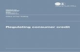 Regulating consumer credit - National Audit Office (NAO) · The National Audit Office scrutinises ... Through this it can influence consumer behaviour, ... The current regulatory