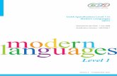 CCEA Specification Level 1 in Modern Languages (QCF) fileCCEA Specification Level 1 in Modern Languages (QCF) Level 1 Version 3 14 September 2016. ... You may download further copies