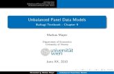 Unbalanced Panel Data Models - homepage.univie.ac.at · Introduction Unbalanced Panel Data Models Unbalanced Panels with Stata Balanced vs. Unbalanced Panel In a balanced panel, the