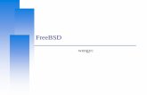 FreeBSD - people.cs.nctu.edu.tw · U 9 FreeBSD View of Disk (3) What is the meaning of ada0s1a • Disk name ada : IDE, SATA da: SCSI, usb stick • Slice is equal to the partition