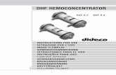 DHF HEMOCONCENTRATOR - Fleepit: Free PDF To Flipbook sorin. C. INTENDED USE DHF is intended for