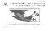 The Natural History Journal of Chulalongkorn … Natural History Journal of Chulalongkorn University, Supplement 2: 1-43, August 2006 ©2006 by Chulalongkorn University Maps of Holocene