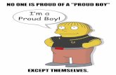 No One Proud of Proud Boys poster fileno one is proud of a "proud boy" except themselves. proud boy!