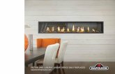 VECTOR AND LUXURIA LINEAR SERIES GAS …mynapoleon.napoleonproducts.com/uploads/product...Vector and Luxuria Linear Gas Fireplaces. Limitless Possibilities. Napoleon introduces the