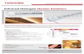 Infrared Halogen Heater Emitters - toshiba- .Infrared Halogen Heater Emitters for Industry TOSHIBA