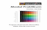 Modul Praktikumstiki-indonesia.ac.id/wp-content/uploads/2019/03/modul... · 2019-03-14 · MODUL II MENGGAMBAR OBJEK..... 15 MODUL III MODIFIKASI OBJEK ... 3-Point Ellipse Tool :
