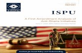 A First Amendment Analysis of Anti-Sharia Initiatives fileA First Amendment Analysis of Anti-Sharia Initiatives Asma T. Uddin is a legal fellow at ISPU and the founder and editor-in-chief