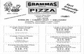 mattcurless.netmattcurless.net/grammas/Ameliacoupons.pdf(EST. 1976) GRAMMAS DINE-IN PIZZ DELIVERY CARRY OUT 1727 E. Ohio Pike AMELIA, OHIO 797-4038 Hor e DINE IN CARRYOUT DELIVERY