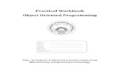 Practical Workbook Object Oriented Programming .OBJECT-ORIENTED PROGRAMMING Object-Oriented Programming