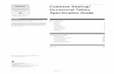 Coalesse Seating/ Occasional Tables Specification Guide · Coalesse Coalesse Seating/Occasional Tables Specification Guide