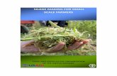SILAGE MAKING FOR SMALL SCALE FARMERS - pdf.usaid.gov · A forage crop can be cut early and only has to have 30% dry matter to be ensiled successfully. There is no need to dry out