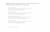 Optimal combination forecasts for hierarchical time series · Optimal combination forecasts for hierarchical time series Rob J Hyndman Department of Econometrics and Business Statistics,
