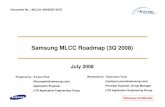 Samsung MLCC Roadmap (3Q 2008) - Welcome to Lipers Roadmap_3Q 2008.pdf · Samsung MLCC Roadmap (3Q 2008) July 2008 ... Mass Production SPL Under Development Development Plan ... To