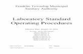 Laboratory Standard Operating Procedures - .Laboratory Standard Operating Procedures Effective Date: