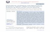 Formulation, Evaluation and Optimization of Enteric Coated ... · Formulation, Evaluation and Optimization of Enteric Coated Tablets of Erythromycin Stearate by Multivariate Anova