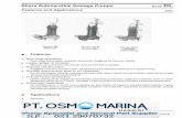 Ebara Submersible Sewage Pumps Model DL - Jual Pompa Ebara · PDF fileStarting DOL (up to 7.5 kW) Star-Delta (11 to 45 kW) ... Ebara Submersible Sewage Pumps Dimensions - Automatic