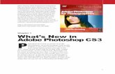 Chapter 1 What’s New in Adobe Photoshop CS3 P Evening 2 Adobe Photoshop CS3 for Photographers For more information about the Adobe Photoshop for Photographers book series, go to: