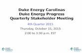 Duke Energy Carolinas Quarterly Stakeholder Meeting - OATI filewill have different format than currently used Each NITS request will identify the NITS Customer Agents may act on behalf